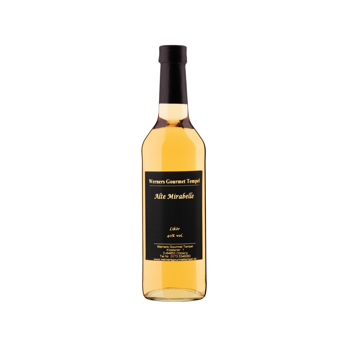 Alte Mirabelle 40% | Werners Gourmettempel